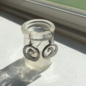 Pewter earrings